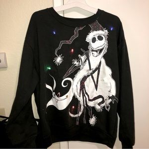 Nightmare before Christmas light up sweater
